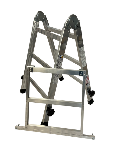 Arbeitsbock "ICH KANN MEHR" Alu mit verstellbaren Beinen mit Aufstiegshilfe