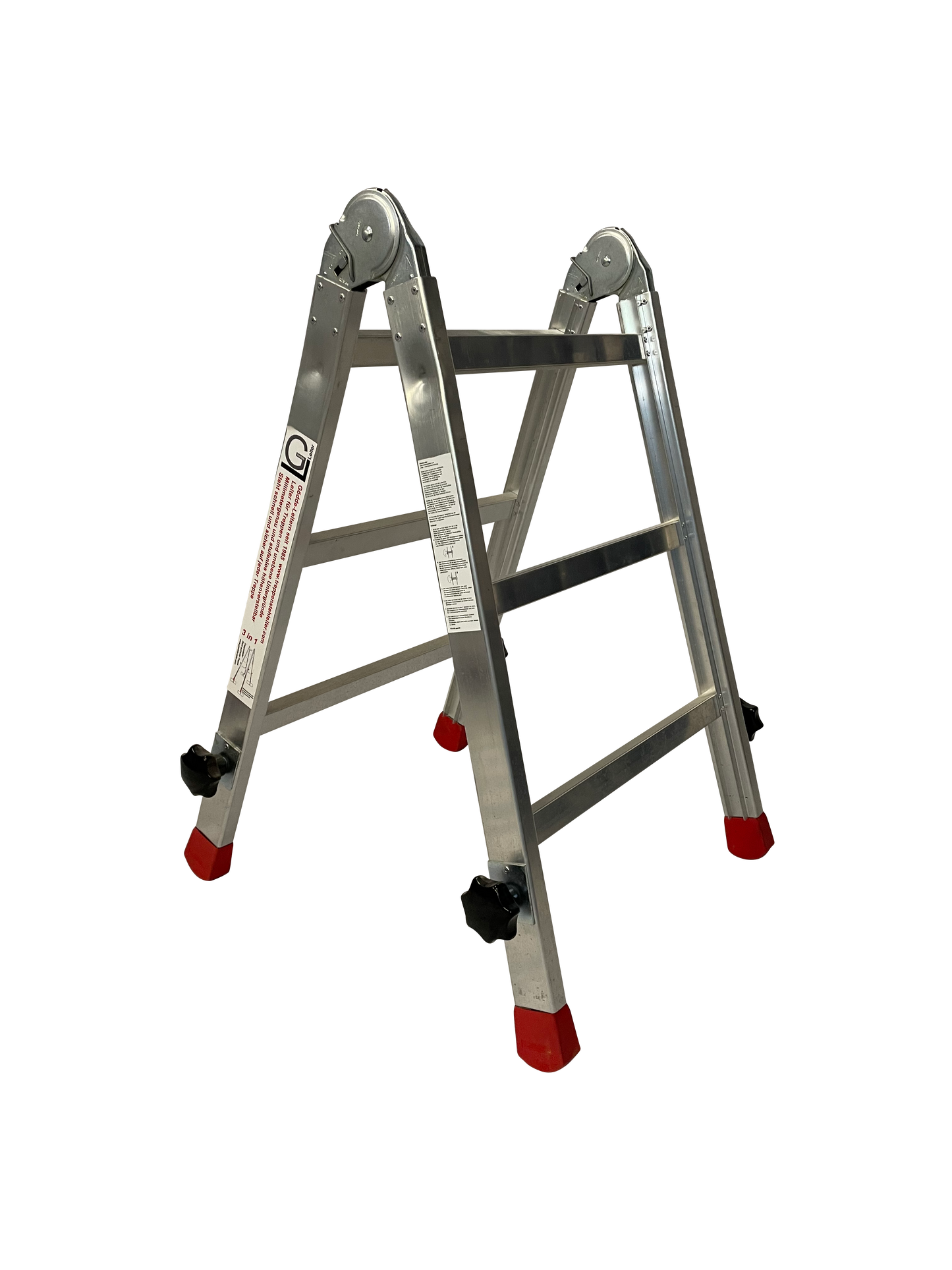 Arbeitsbock "ICH KANN MEHR" Alu mit verstellbaren Beinen mit Aufstiegshilfe