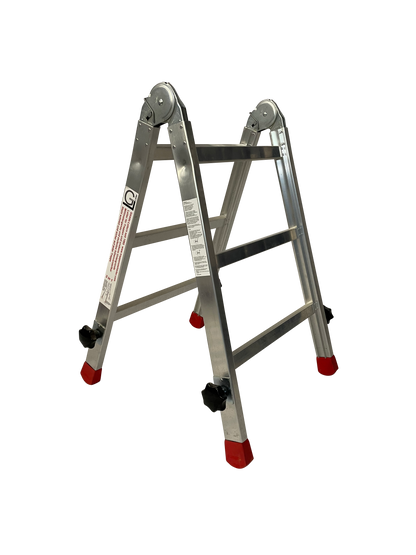 Arbeitsbock "ICH KANN MEHR" Alu mit verstellbaren Beinen mit Aufstiegshilfe