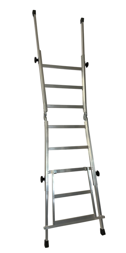 Arbeitsbock "ICH KANN MEHR" Alu mit verstellbaren Beinen mit Aufstiegshilfe