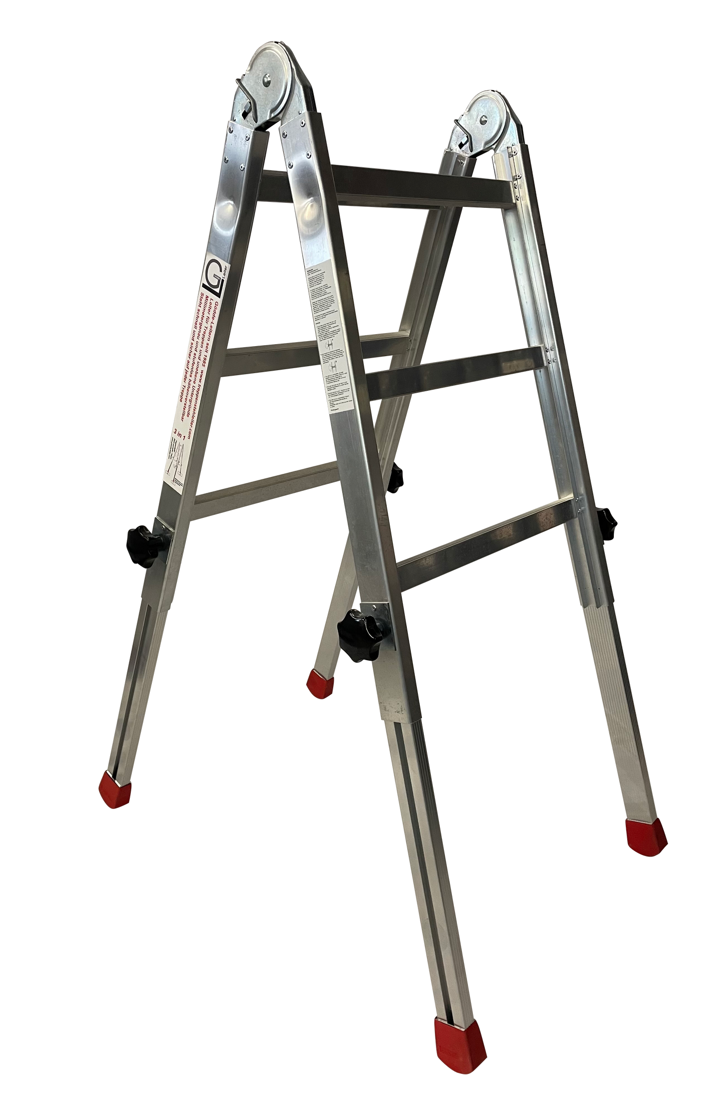 Arbeitsbock "ICH KANN MEHR" Alu mit verstellbaren Beinen mit Aufstiegshilfe