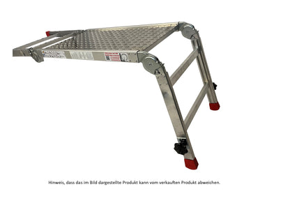 Arbeitsplattform mit verstellbaren Beinen Größe 1,72 x 0,50 m